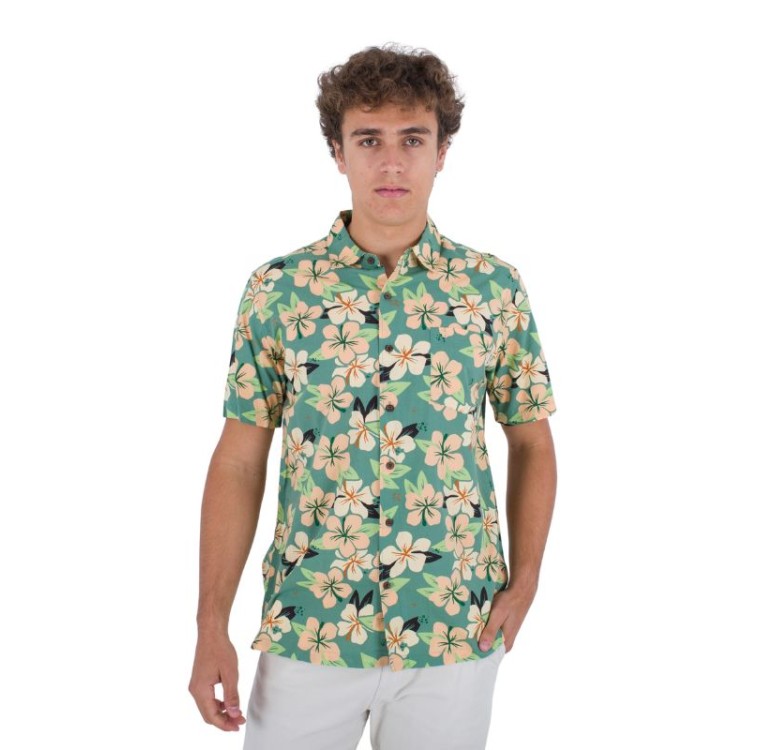 Hurley Rincon Shirt - Men's flower shirt hurley