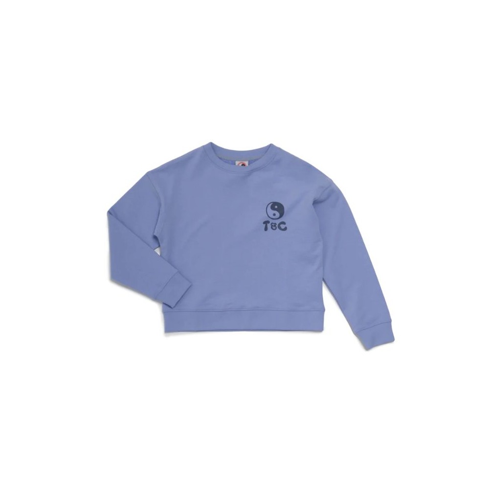 T&C Women Distress Sweatshirt - Cantabra Surf School Sweatshirts