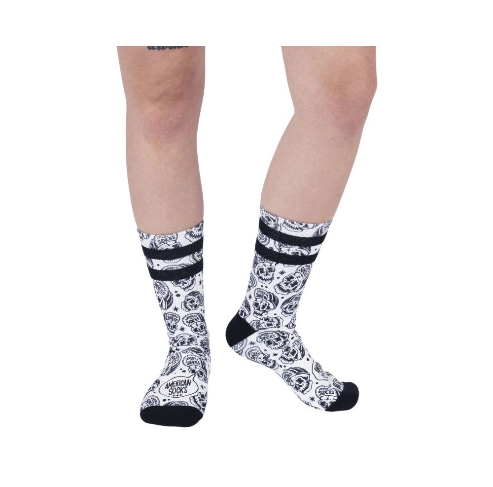 American Socks Skater Skull 22 - Calcetines unisex para skate